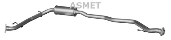 Obrázok Stredný tlmič výfuku ASMET  13014